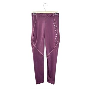 Labellamafia Purple Silver Reflective Stripe Leggings Small
